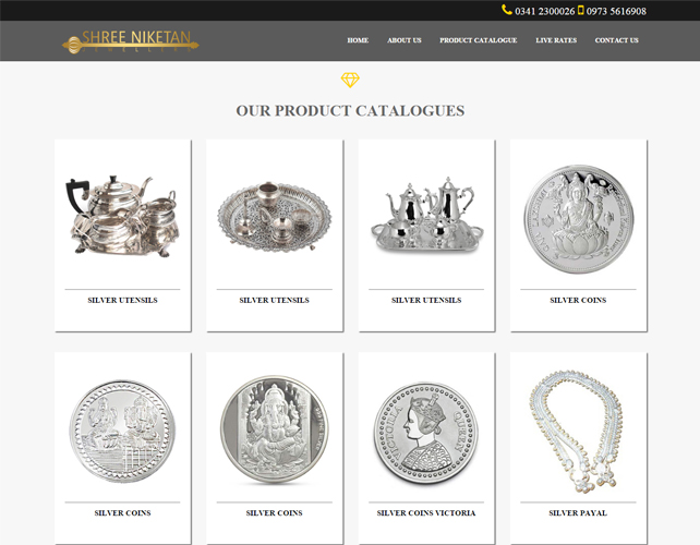 jewellery Website Design